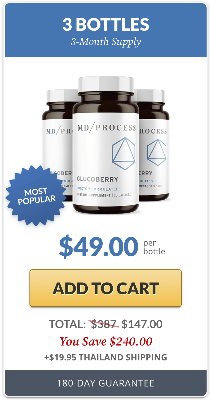 BloodSugarBerry.com - 3 Bottles