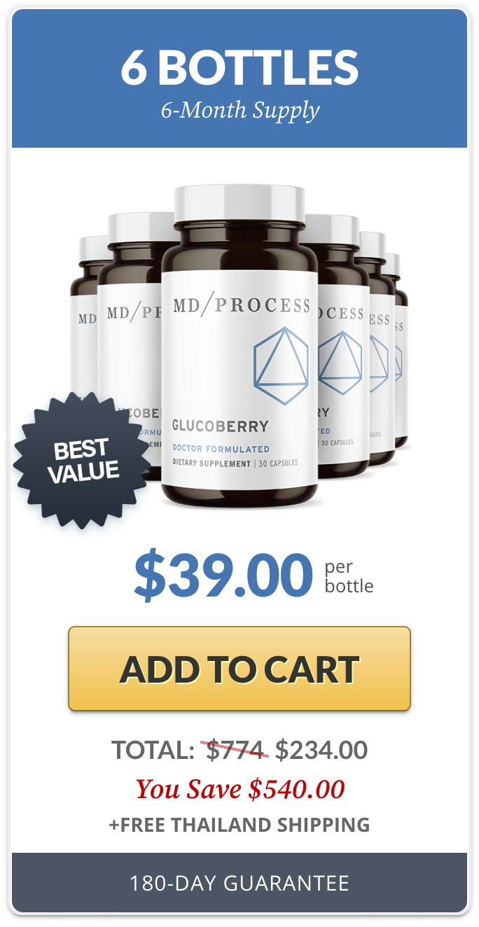 BloodSugarBerry.com - 6 Bottles